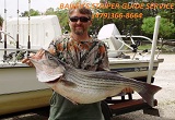 Striper fishing guide service